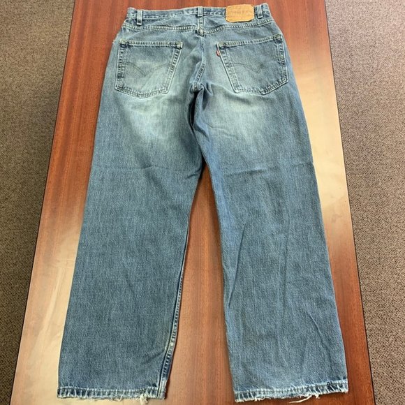 Men's VTG 569 Levi's Loose Straight High Rise Jean - Picture 6 of 9